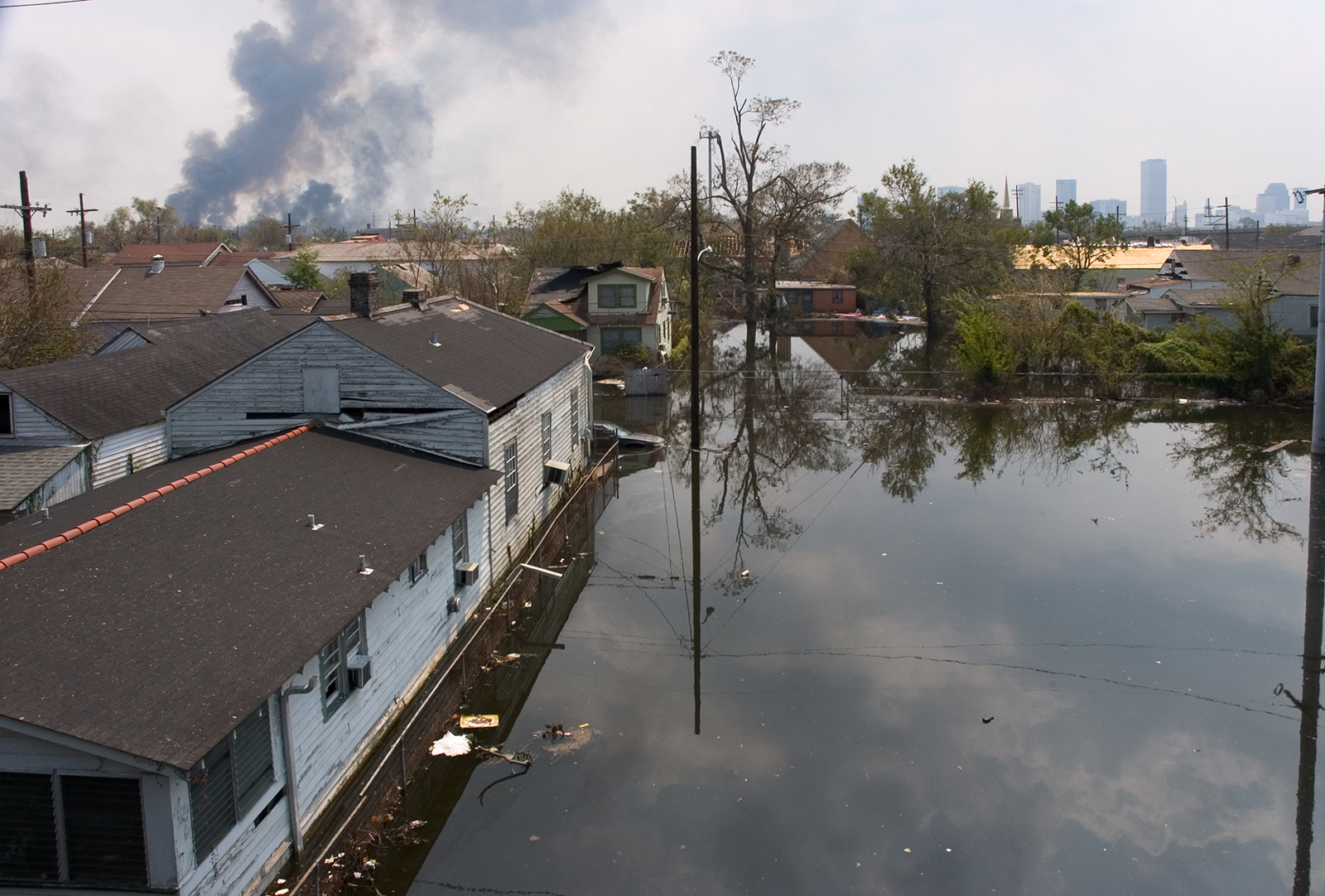 New Orleans Hurricane Katrina Flooding Damage