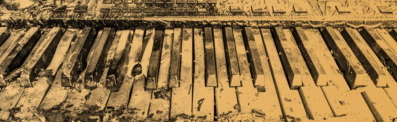 Fire Damaged Piano